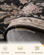 RELEANY Washable Area Rug, Square 7'x7' - Image 2