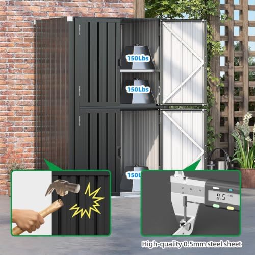 AECOJOY Outdoor Storage Cabinet Waterproof - Image 6