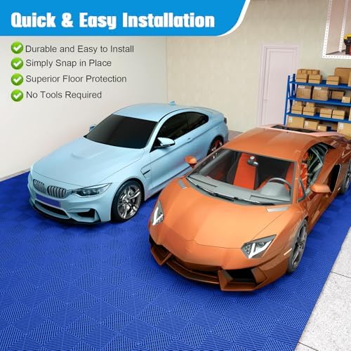 Jocoevol 12-Pcs Interlocking Tile, Non-Slip Heavy-Duty Polypropylene Splicing - Image 4