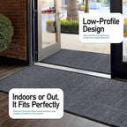 MaxMat® Extra Large Commercial Door Mat, Rubber Border Heavy Duty Door Mat - Image 6