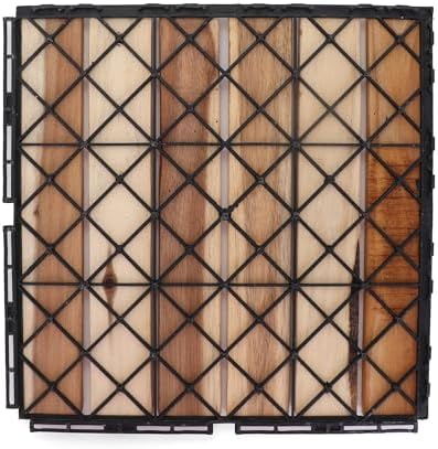 Teak Deck Tiles Interlocking Outdoor Flooring - Image 5