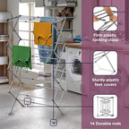 BLACK+DECKER 4-Tier Expandable Collapsible Clothes Drying Rack, Telescopic - Image 4