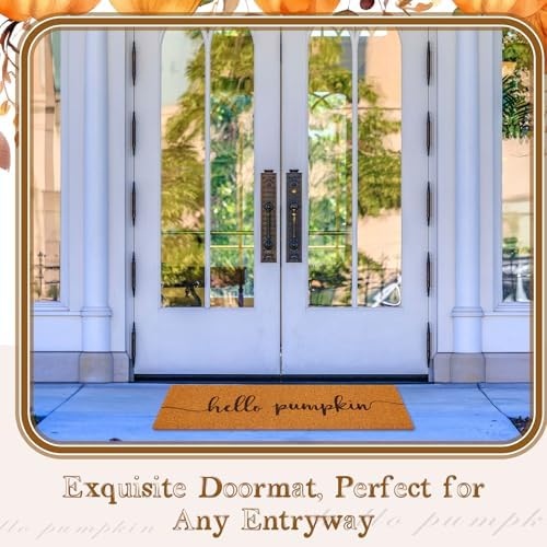 Fall 48''x16'' Long Doormat for Entrance Entry, Hello Pumpkin - Image 6