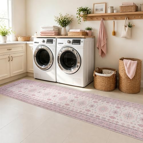 2x10 Runner Rug Washable Non Slip Boho Floor Mat - Image 5