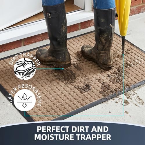 Front Door Mat Outside Entrance, Heavy Duty Doormat - Image 2