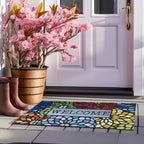 CHICHIC Colorful Welcome Mat, 18x 30 Inch Front Doormat - Image 2