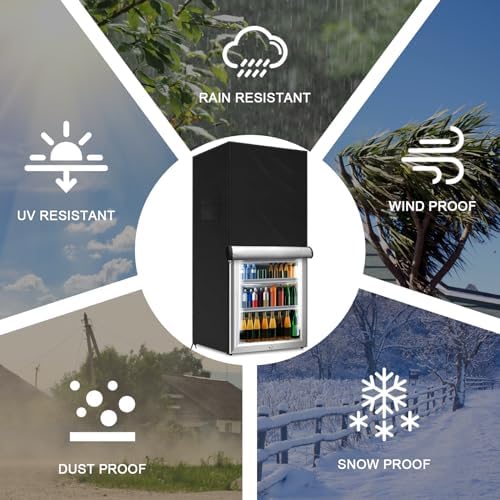 Outdoor Refrigerator Cover for 5-7.5 Cubic - Image 5