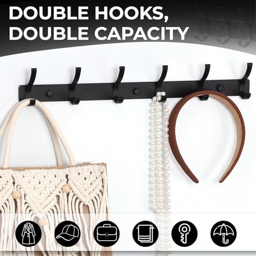 Wall Mount Coat Rack 2 Pack - Image 4
