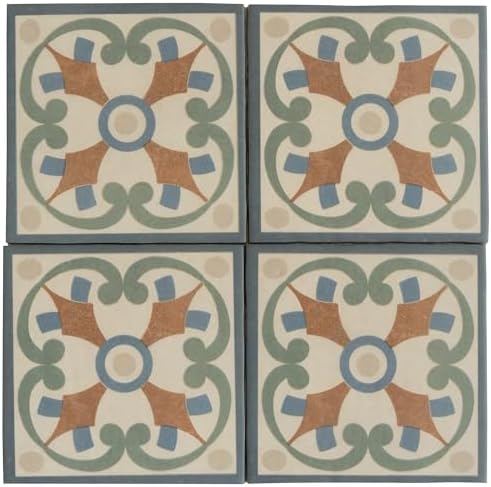 Mosaic Porcelain Tile Green Terracotta 6x6 Matte 19-Pack - Image 2