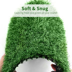 Aodaer 12 Pack Artificial Grass Mat 12 x 12 Inch Fake Grass Square Mat - Image 3