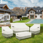 Outdoor Coffee Table Cover, Waterproof Rectangular Patio Small Side Table Cover - Image 5