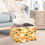 Bolaz Storage Bins with Lids and Handles, Halloween Seamless Pattern Design - Image 5