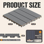 Flamaker Plastic Interlocking Deck Tiles - Image 3