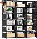 Mavivegue Bookcase, 18-Cube Extra Large Book Shelf, DIY Cube Storage Organizer by Mavivegue