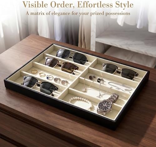 Stratalife 8 Grids Drawer Sunglasses Organizer Tray - Image 7