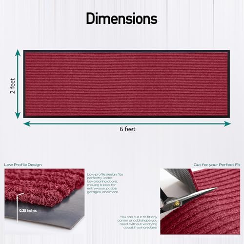 LuxUrux Durable Rubber Door Mat - Image 3