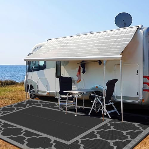 GENIMO Outdoor Rug, Waterproof Plastic Rugs 10'x14' - Image 4