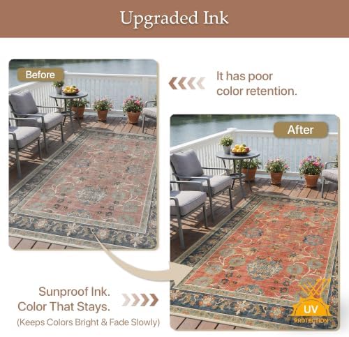 GENIMO Indoor Outdoor Rug, Washable - Image 5