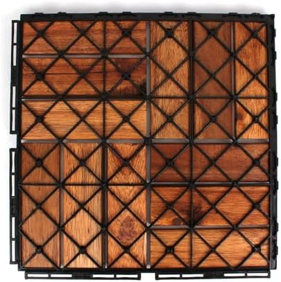 Acacia Deck Tiles Interlocking Outdoor Flooring - Image 6