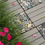 Pebble Tile, Natural Stone Paver Tile, Mountain Grey 4 Sheets - Image 2
