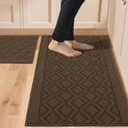 COSY HOMEER 48x20/30X20Inch Kitchen Rug Mats Non-Slip Washable by COSYHOMEER