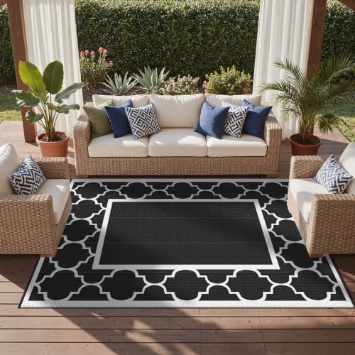 GENIMO Outdoor Rug, Waterproof Plastic Rugs - Image 5