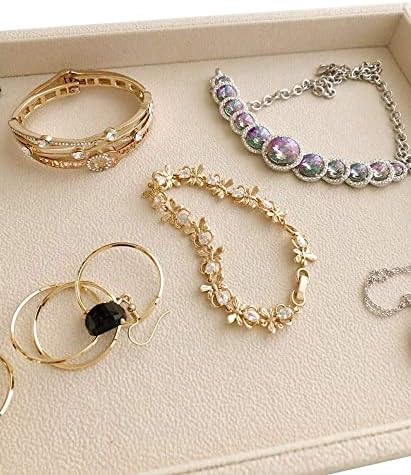 Premium Grade Multi Function Beige Velvet Jewelry Collection Accessaries - Image 4