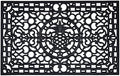 Calloway Mills AZ900083048 Pineapple Heritage Rubber Doormat by Callowaymills