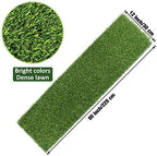 Kesfey 12 x 90 Inch Artificial Faux Grass Table Runner Green - Image 3