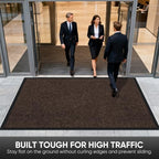 Commercial Door Mat 60"x48", Rubber Waterproof Front Floor Mat - Image 5