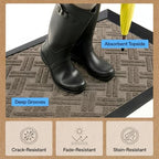 GORILLA GRIP WeatherMAX Door Mat, Indoor Outdoor - Image 5