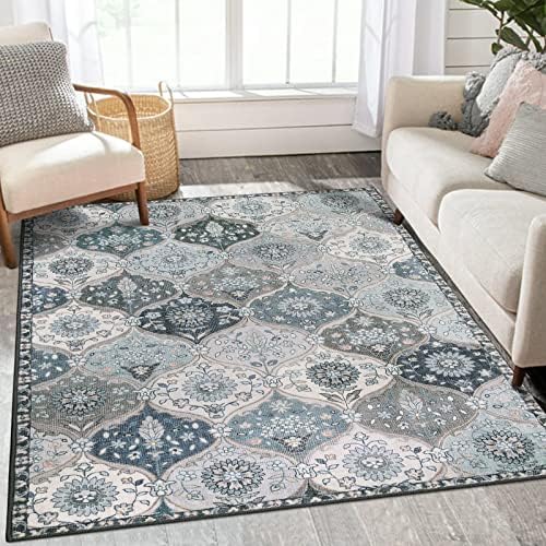 Lahome Moroccan Washable Rugs, 3x5 Area Rug by Lahome