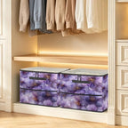 Watercolor Purple Floral Shoe Organizer - Image 6