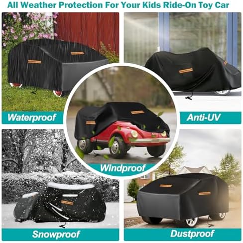 Kids Ride On Car Cover, 420D Waterproof, - Image 6