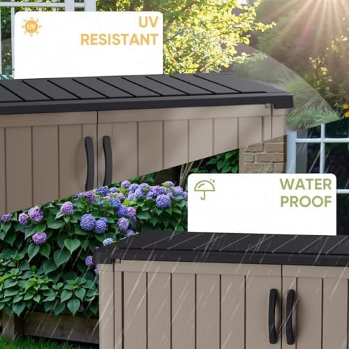 Devoko Outdoor Storage Cabinet 50 Cu Ft - Image 3