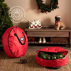 ZOBER 2 Pack Oxford Christmas Wreath Storage Container 30 Inch - Image 2