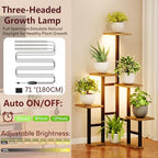 Yzosvki Corner Plant Stand Indoor - Image 3