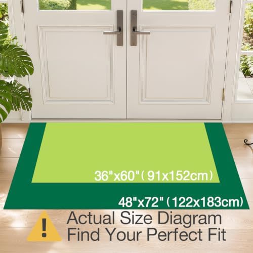 LUMI Washable Indoor Door Mat for Entryway 36x60, Entrance Mat, Deep Gray - Image 2