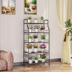 GIOTORENT Plant Stand Outdoor Indoor 5 Tier Metal Waterproof - Image 4