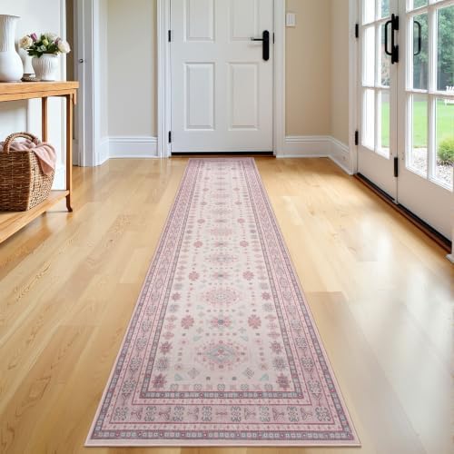 2x10 Runner Rug Washable Non Slip Boho Floor Mat - Image 4