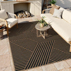Lahome Geometric Easy Jute Outdoor Rug 5x7 - Image 2