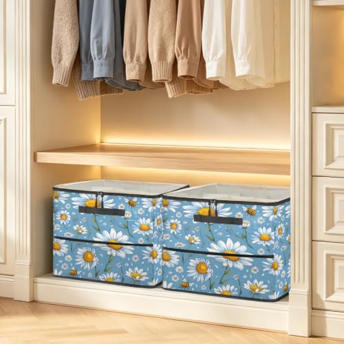Daisy Floral Shoe Organizer for Closet - Image 6