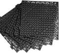 12” x 12” Drainage Interlocking Floor Mats 8 Pack by EVANCENT