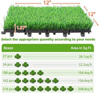 108 PCS Interlocking Artificial Grass Tiles - Image 2