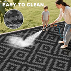 RURALITY Outdoor Rugs 9x12 Feet - Image 5