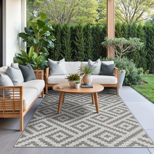 GENIMO Outdoor Rug, Waterproof Plastic Rugs - Image 6