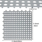16 Pack 11.8" x 11.8" Interlocking Rubber Floor Tiles Soft PVC Non Slip Shower - Image 2