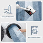 Kitinjoy Indoor Outdoor Door Mat, 59x36 Non-Slip Dirt Trapper Doormats - Image 5
