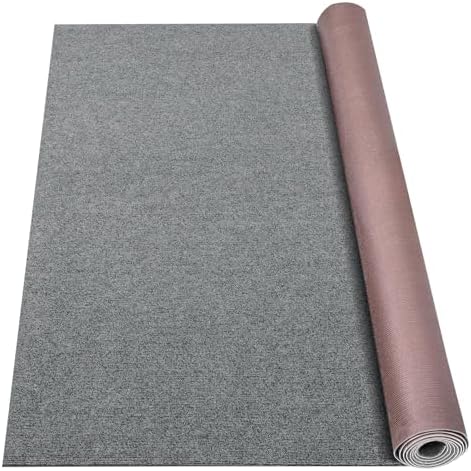 Grefinity Marine Carpet, 5 FT x 25 FT Smoke Gray Indoor Outdoor Carpet by Grefinity