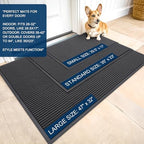 OLANLY Front Door Mat 47x32, Waterproof Heavy-Duty Indoor Outdoor Doormat - Image 2
